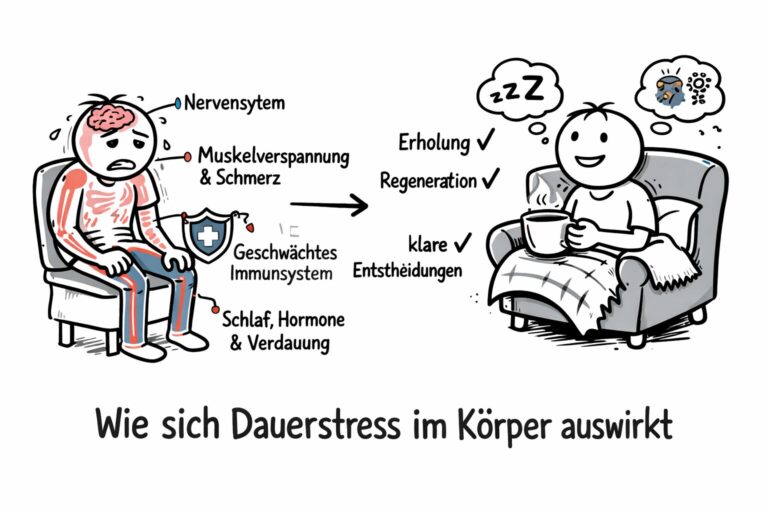 Auswirkungen von Dauerstress auf den Körper bei Schichtarbeit – Nervensystem, Schlaf und Hormone
